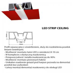 led strip ceiling opis